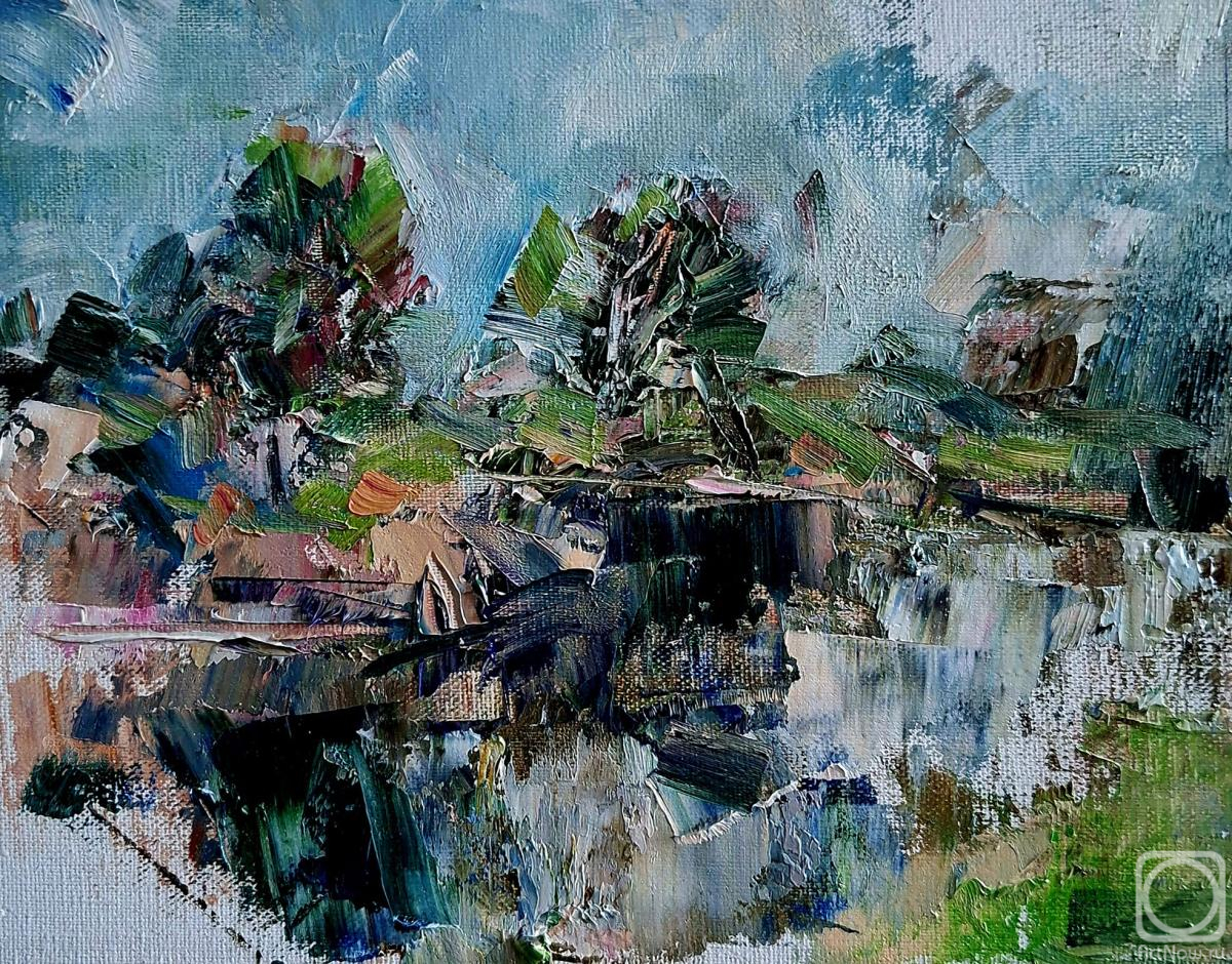 Mishura Vladimir. Summer. by the water. a study