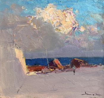 In the rays of sunset. Makarov Vitaly