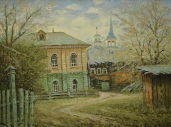 Irkutsk courtyard. Kuznetsov Mihail