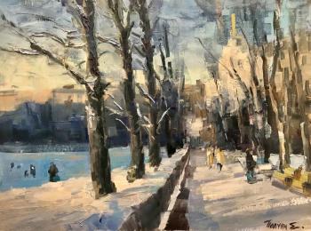 Winter on the Patriarchs (Shadows On The Snow). Poluyan Yelena