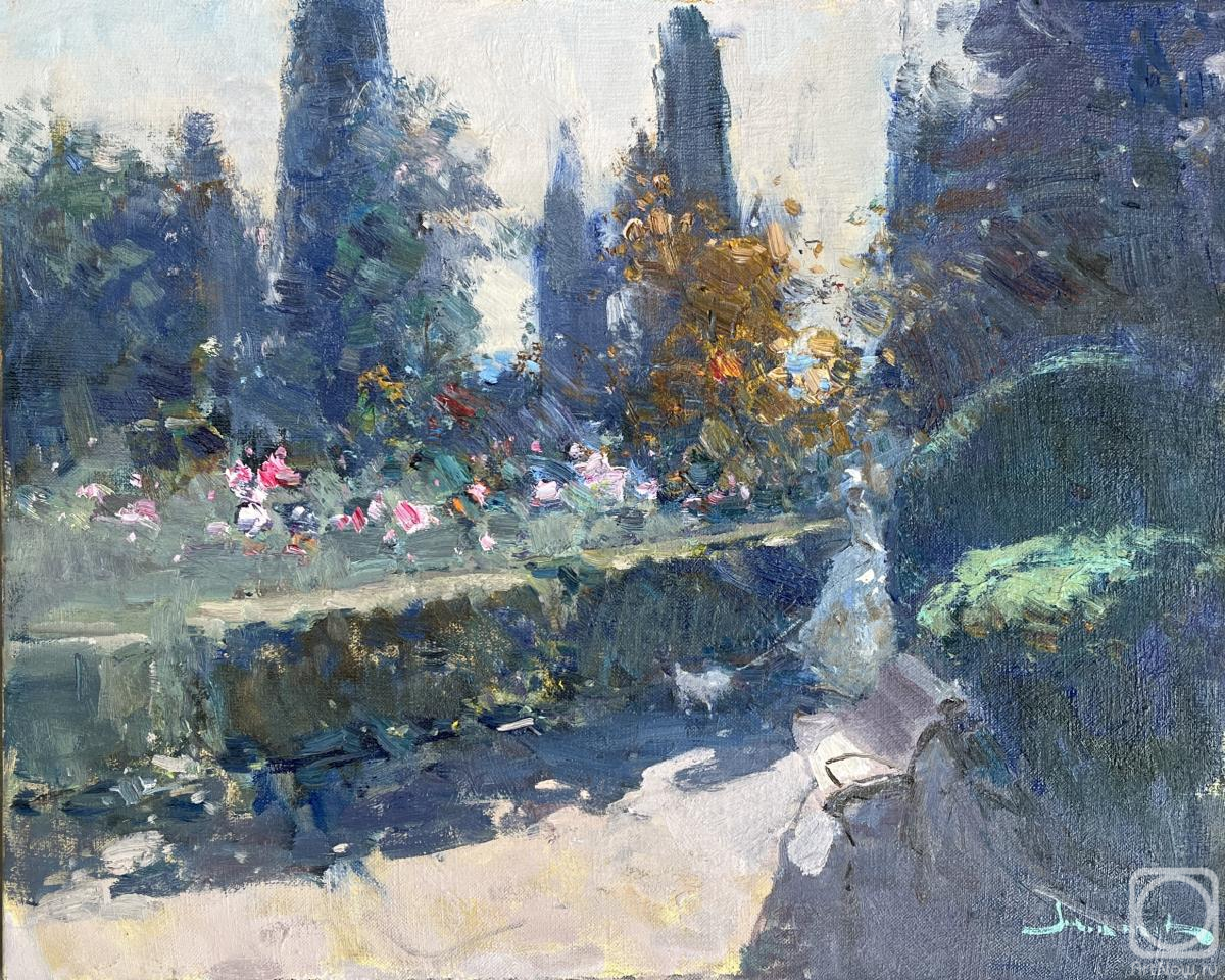 Makarov Vitaly. Morning in the autumn park