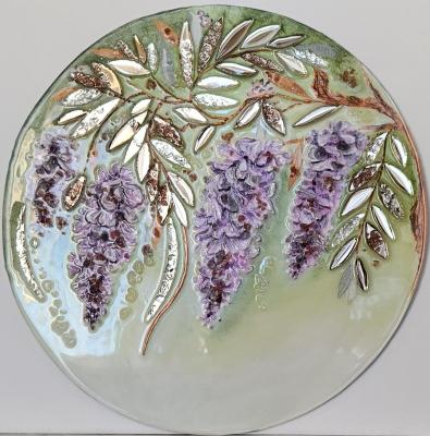 Flowers with mirrored leaves