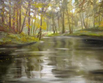 Lake in the autumn forest