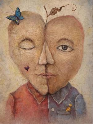 Kiss - Heart - Apple (Artist S Paintings). Rusakov Aleksey