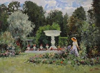 Tsarskoye Selo. The Private Garden in the Catherine Park