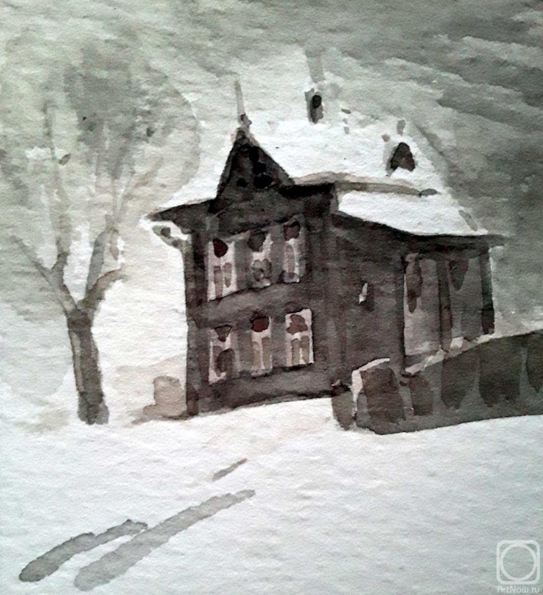 Knecht Aleksander. In the winter