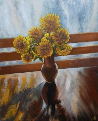 The Rainy Day (Still Life On The Window). Abaimov Vladimir