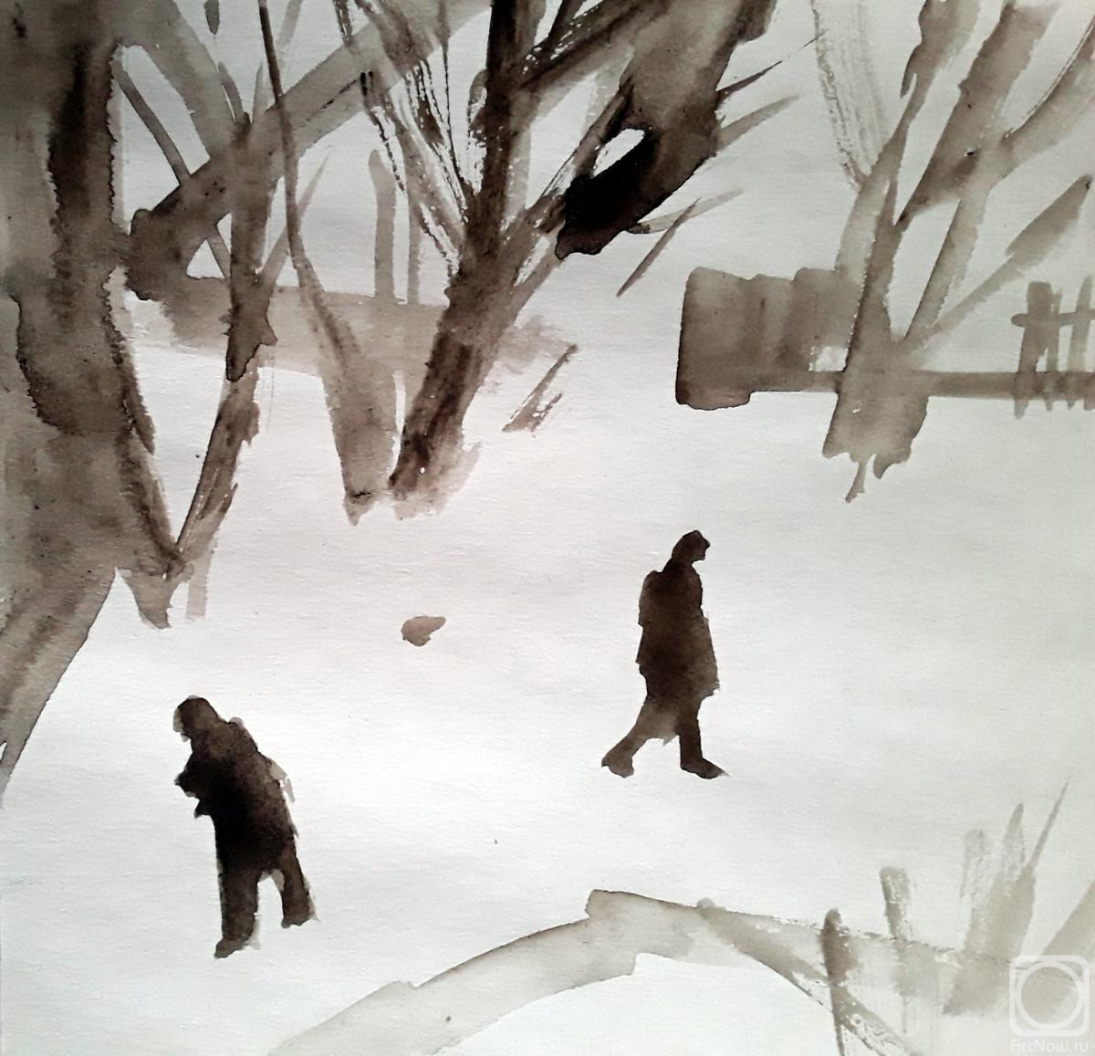 Knecht Aleksander. Winter