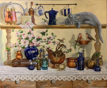 Guardian of Vintage Shelves. Malyutina Yuliya