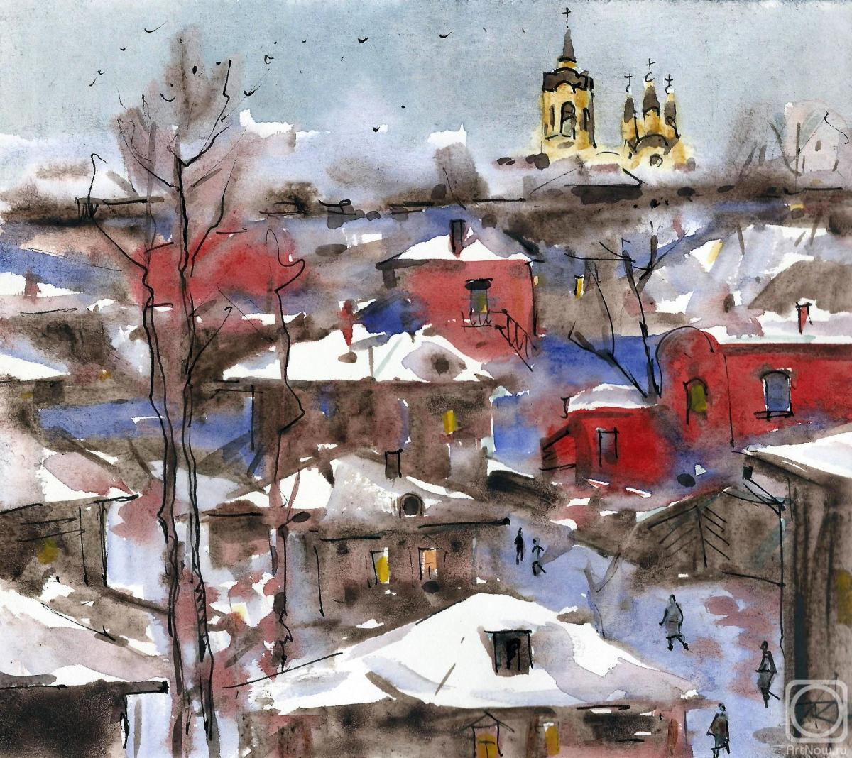 Knecht Aleksander. December in the old city