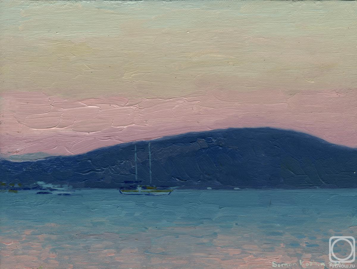 Kozhin Simon. Sunset. Gumbet Harbor