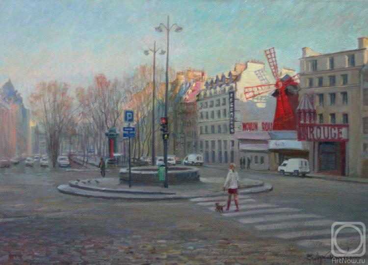 Loukianov Victor. Paris. Winter morning