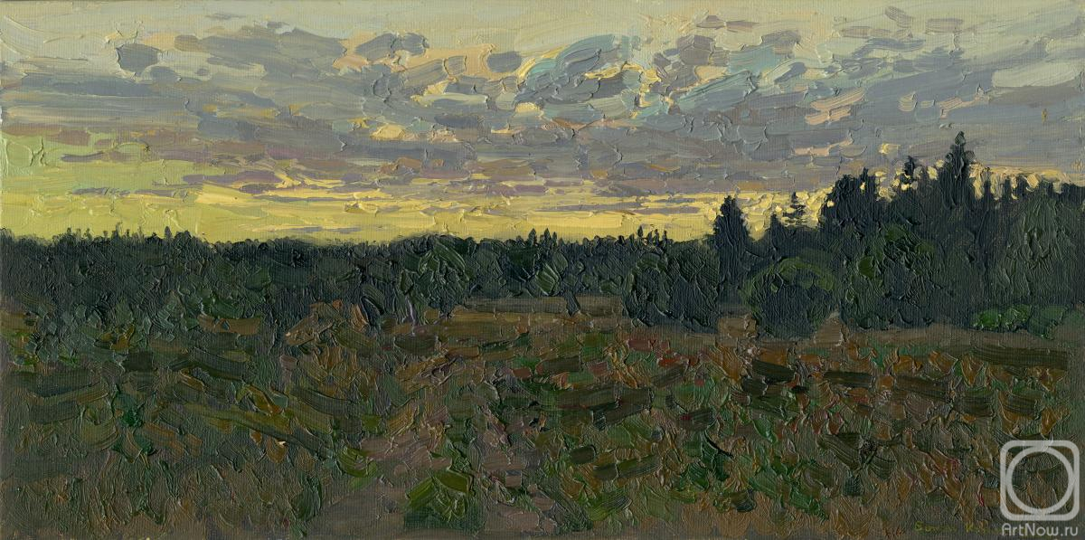 Kozhin Simon. Sunset in Zhitkovo