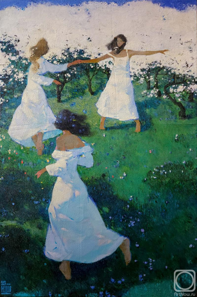 Shcherbakov Igor. Nymphs In The Garden
