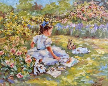 En plein air (A Little Girl). Malivani Diana