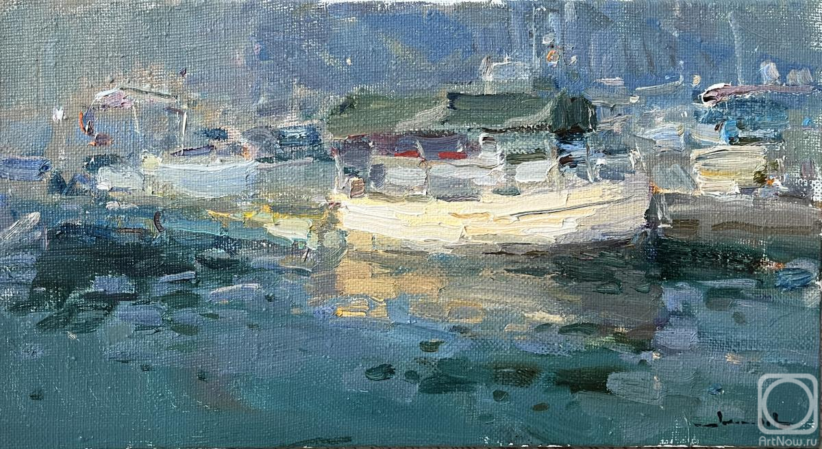 Makarov Vitaly. Evening on the pier