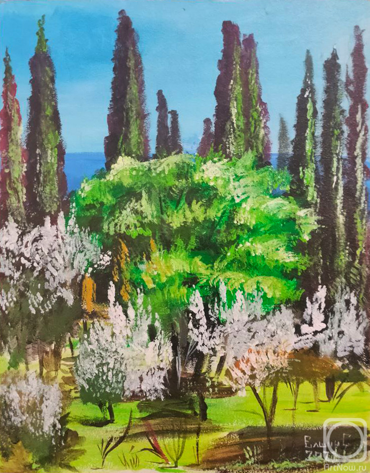 Elshin Sergey. Cypresses. New Athos