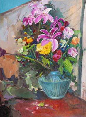 Gifts of Summer. Bouquet with Lilies (Beauti). Gomes Liya