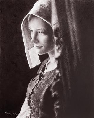 Girl at a Portière. Boytsov Aleksandr