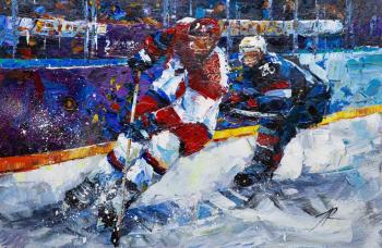 Decisive moment. Hockey. Rodries Jose