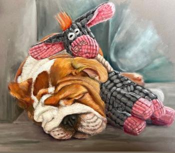 American Bulldog Puppy. Malyutina Yuliya