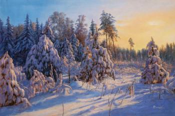 Crystal snow flickering. Kamskij Savelij