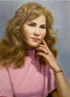 Portrait on the black and white photo of the customer (Female Portrait Black And White). Kamskij Savelij