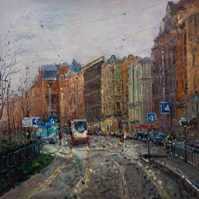 Petersburg routes. Tram. Vevers Christina