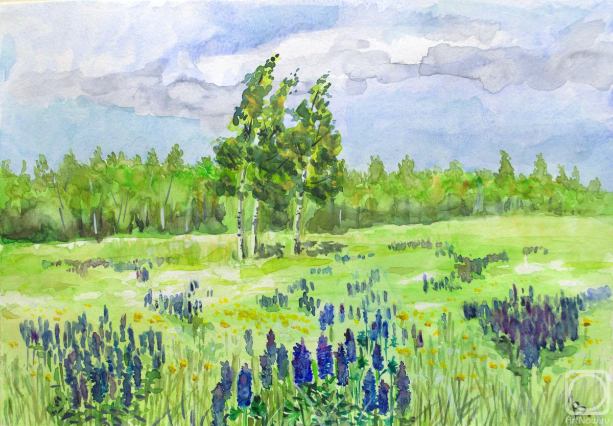 Lebedev Vladimir. Lupines