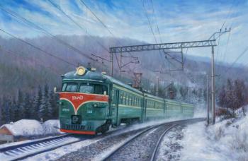 Tourist in time. Electric train ER9PK. Kamskij Savelij