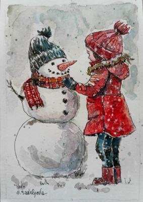 Snow has fallen (New Year S Gift). Savelyeva Elena
