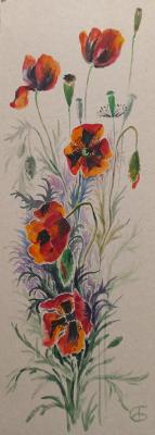 Poppies. Tenderness. Blinova Svetlana