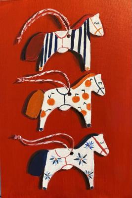 Three horses. Shuvalova Nataliya