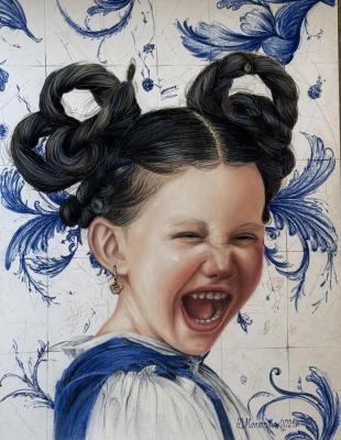 Joy in Blue Patterns. Malyutina Yuliya