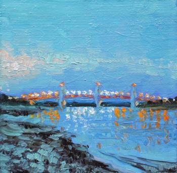 Evening on the Oka. Fyodorova-Popova Tatyana