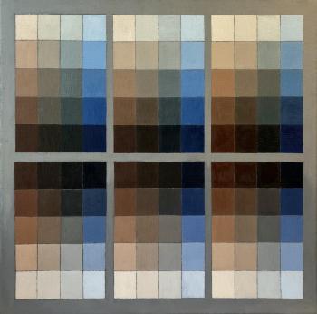 Gradations : Ultramarine & Burnt Sienna. Yudaev-Racei Yuri