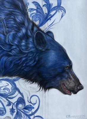The blue bear. Malyutina Yuliya