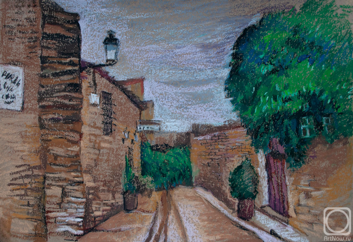 Zhurahovskaya Galina. Catalan Courtyard