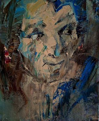 The girl in the blue chalet