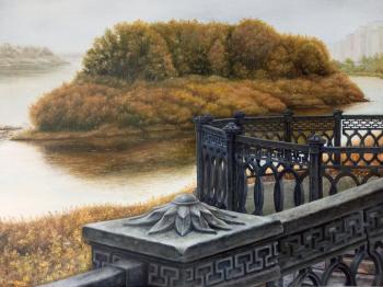 Alone on the embankment (Russian Cities). Meral Dzhavid