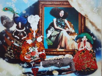 Lace tales "F" (Antique Engraving). Anderson Elena