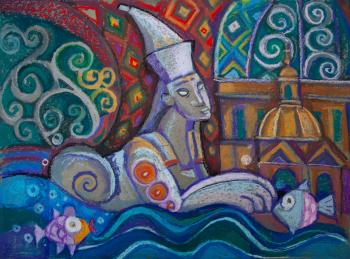 Sphinx and the City of Waves (Dreamlike). Zhurahovskaya Galina