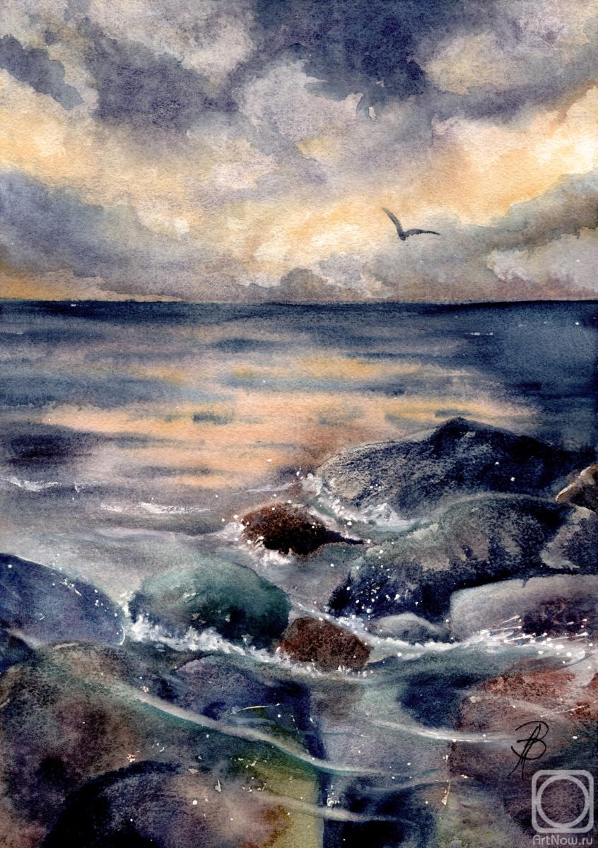 Valezhina Alla. Evening Seascape