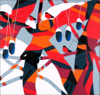 Bullfinches. New Year. Oligerov Alexander