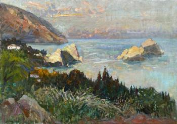 Quiet evening at sea