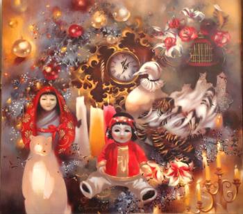 Christmas Tale (Antique Engraving). Anderson Elena