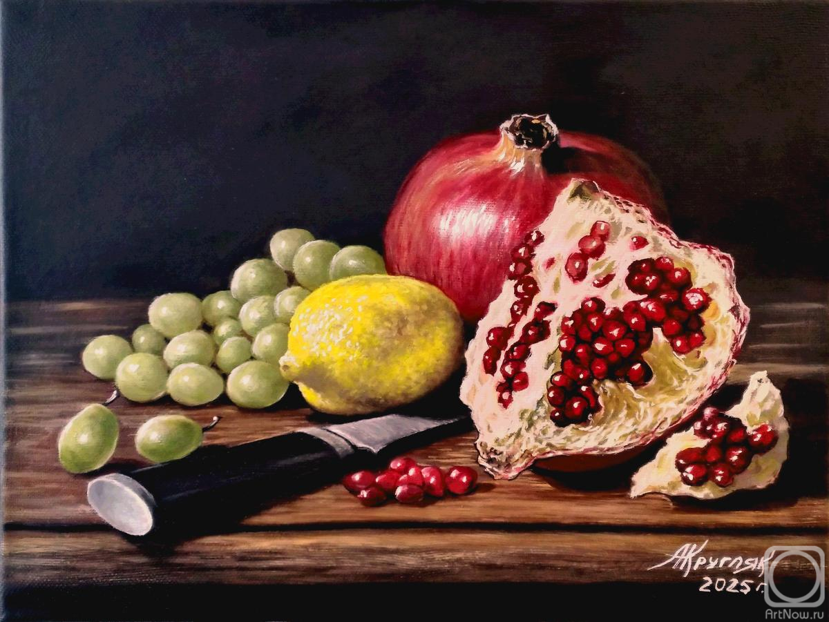 Kruglyak Andrey. Still life with pomegranate