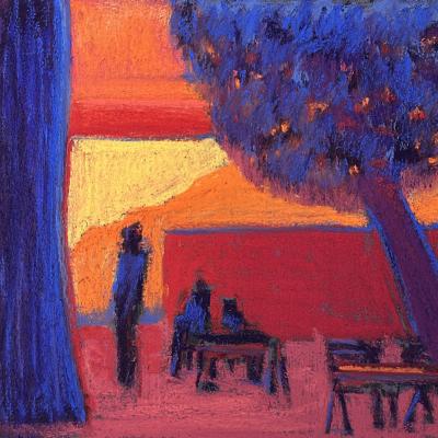 Evening Cafe � Orange Dreams series (Online). Balashova Natalya