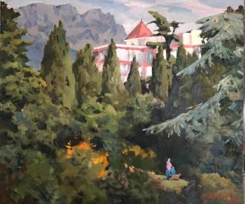 Simeiz. In the park. Before the rain. Shevchuk Vasiliy