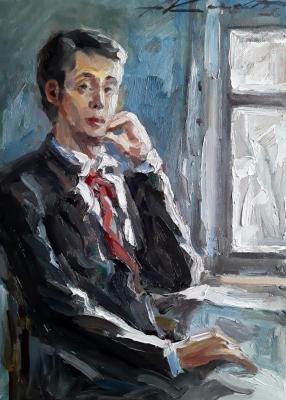 Near the window. Knecht Aleksander